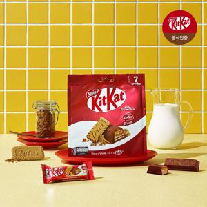 [오늘의딜] 킷캣 로투스 미니 모먼츠 16.6g 7개입 x 3팩 (+킷캣 쇼핑백 증정)