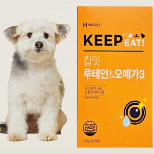 킵잇 루테인 오메가3 - 5gx30포(1박스) / 강아지 눈 눈물 영양제 영양케어