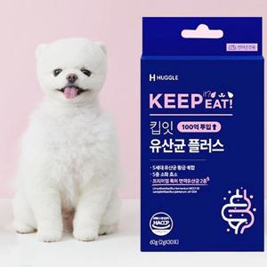 킵잇 유산균 플러스 프로바이오틱스 -2gx30포(1박스) / 강아지 고양이 장건강 영양제