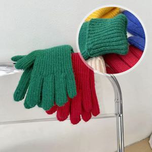 여성 롱 니트 장갑 스마트폰 터치장갑 핑거 겨울 방한 용품