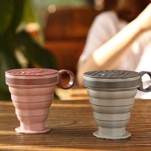 접이식 컵 실리콘 등산 캠핑 백패킹 휴대용 컵