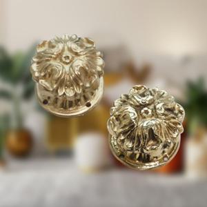 헤리티지 골드 주물 황동 빈티지 슬라이딩도어 푸시풀 주물 판 손잡이