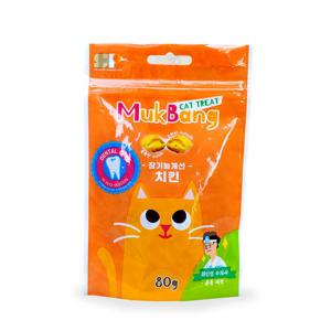 먹방 가수분해 고양이간식 트릿 80g 치킨