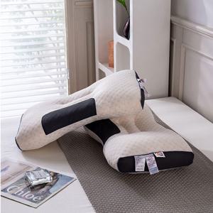 꿀잠 경추베개 침구 푹신한 베개 에어매쉬 통풍