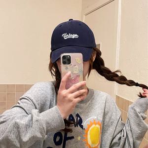 빈티지 레터링 캡모자 볼캡 남녀공용모자 대두 모자