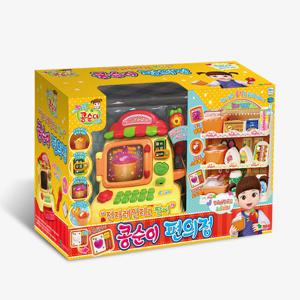 전자레인지로 짠 콩순이 편의점 놀이 장난감