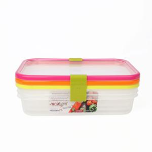 이태리 밀폐용기 사나리빙 항균 푸드 컨테이너 빅 1.0L