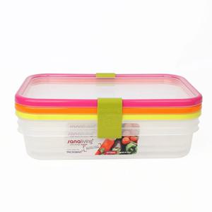 이태리 밀폐용기 사나리빙 항균 푸드 컨테이너 빅 2.0L