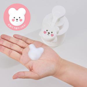 생활공작소 핸드워시 본품 250ml 1개+리필 200ml 4개+생곰이 거품툴 1개(피치)