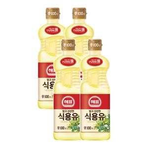 해표 콩기름(식용유) 900ml*4병