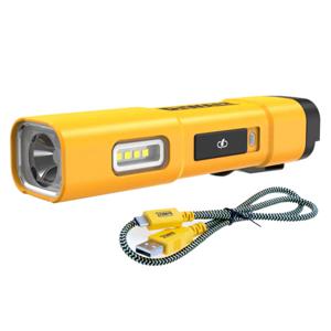 DCL183 충전 플래쉬라이트 USB-C타입 1000루멘 마그네틱 랜턴 작업등 3단밝기