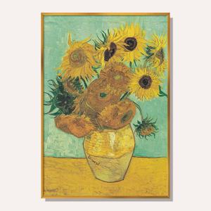 빈센트 반고흐 해바라기가 담긴 꽃병 인테리어 포스터 명화 그림 액자 / VVG001-OG