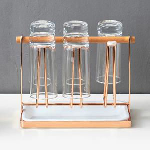 원목컵걸이 주방 컵거치대 식탁 컵건조대 싱크대 정리