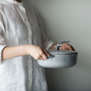 무쇠 주물냄비 18cm 쉘로우 얕은형 오븐팟2