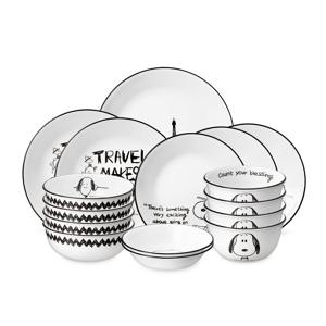 스누피앤찰리에디션 한국형 4인 16P 원형 홈세트