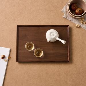 L 월넛우드 직사각쟁반L36