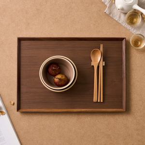 L 월넛우드 직사각쟁반L42