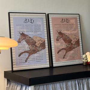 Angel Pony Calendar Poster 2026 엔젤포니 캘린더포스터 '말의 해'