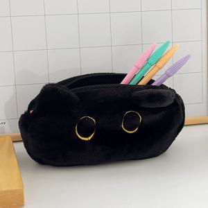 까망베르 고양이 필통 파우치 인형필통