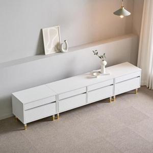 신축 아파트 고급스러운 대리석 무늬 와이드 거실 티비장 신혼 TV 안방