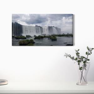 PMw02 이과수 폭포-캔버스판넬 메탈프레임액자/ 복 돈 재물이 폭포같이 쏟아짐 개업선물