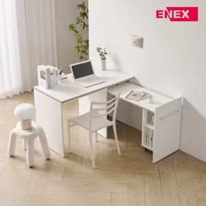 E0 엔야 책상 인앤아웃 폴더블 확장형 1200 ㄱ자형