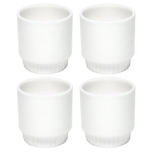 베르체 본차이나 도자기 화이트 소주잔 (무지) 4개세트 술잔 7421