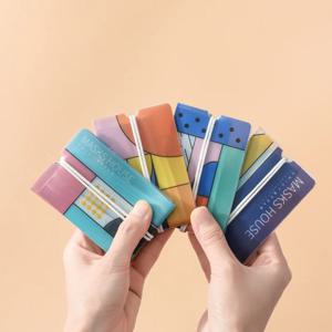 카드형 마스크 케이스 보관 파우치(4p)