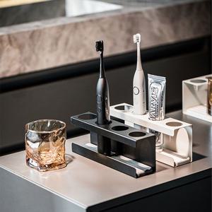 [해외] 모던 심플 다용도 스탠딩 칫솔꽂이 치약 꽂이 정리함 거치대 2color 4size