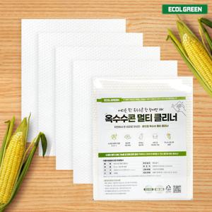 식물유래 PLA 옥수수 수세미 겸 행주 한장으로 옥수수콘 멀티 클리너 5매