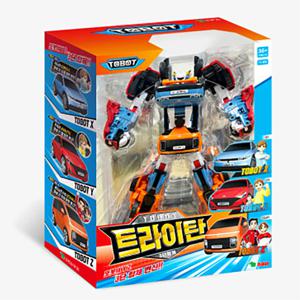 또봇 트라이탄 변신 3단 합체 로봇 자동차 장난감
