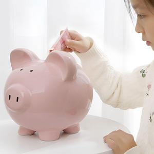 [해외] 귀여운 돼지 세라믹 저금통 인테리어 오브제 소품 집들이 선물 4colors