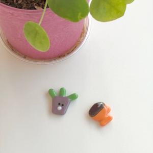 Pair - Pot & coffee 페어마그넷 - 화분 & 커피