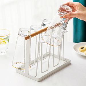 철제 원목 컵걸이 컵꽂이 컵정리대 3colors