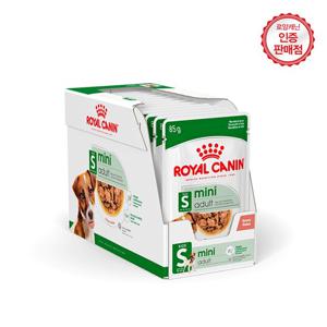 강아지파우치 미니 어덜트 85G 12개/소화흡수에 도움