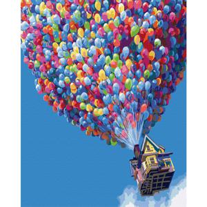 DIY 명화그리기 (물감2배) 풍선기구 40X50cm