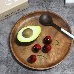 아카시아 우드접시1P 대중소 나무 원목플레이트 브런치 카페 캠핑접시