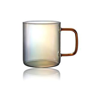 Marrine 홀로그램 오로라 유리컵 360ml 찻잔 커피잔 머그컵