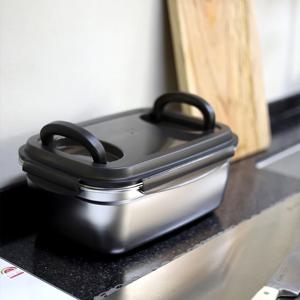 고급형 손잡이 304 스텐 김치통 밀폐용기 7.5L
