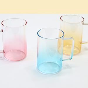 끓인 물 ok 그라데이션 내열유리컵3p세트 머그컵 예쁜컵 홈카페 찻잔 쥬스컵 카페컵