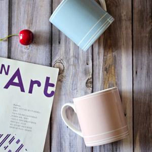 Pastel 핑크블루 머그컵2인조세트 답례품 선물 찻잔 커피잔