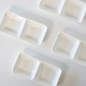 모노 올화이트 쌍초장기4p세트 종지 간장종지 일식종지