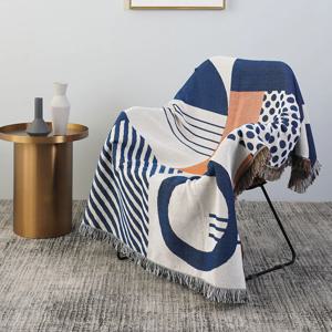 북유럽 캡틴큐 자카드 담요 소파커버 size