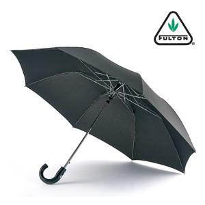 앰배서더 블랙 남성 반자동 2단 우산 49cm 520g UPF 30+