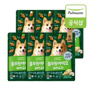 강아지 자연담은간식 두부&생선너겟(80g) x 6개