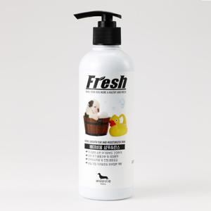 후레쉬 애견샴푸 베이비 애견용 파우더향 400ml샴푸