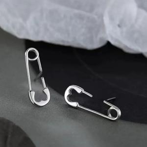 미니 옷핀 귀걸이 귀찌 피어싱 미니클립 귀걸이 쓸데없는 우정 선물 쥬얼리 액세서리 악세사리