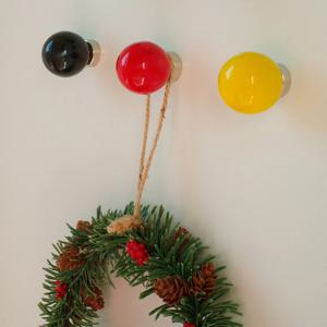 벌룬 볼 자석걸이 냉장고마그넷 현관후크 무타공 인테리어 고리 5colors
