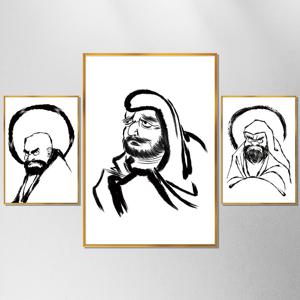 달마도 돈들어오는 그림 액자 다복 풍수 인테리어 포스터 / SBUN-DMD001