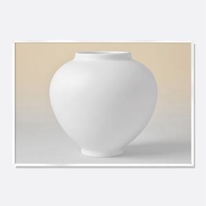 달항아리 액자 인테리어 포스터 / 16 차분한 연갈색 가로형 / MMJ101-GRADBG